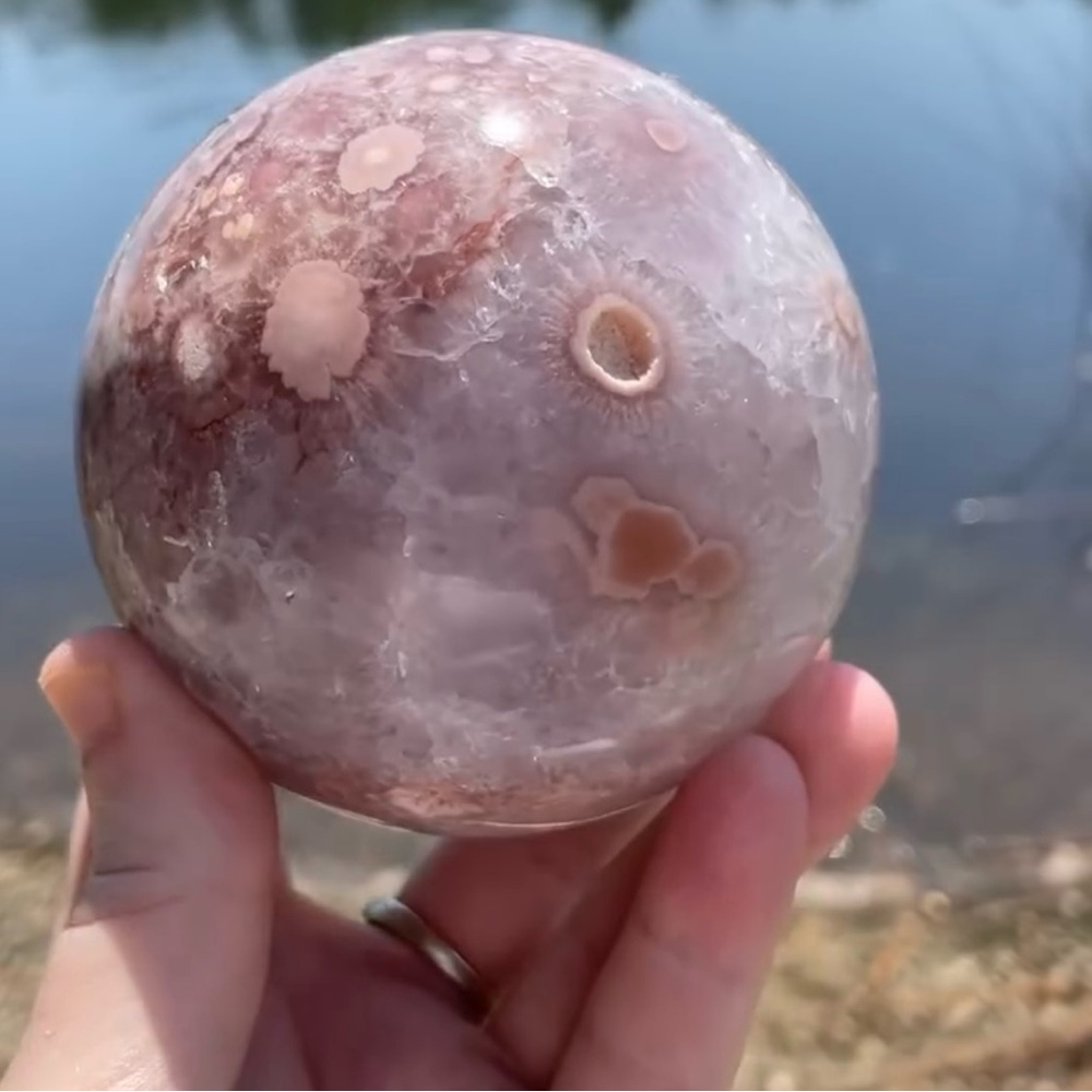 Amethyst and Flower Agate